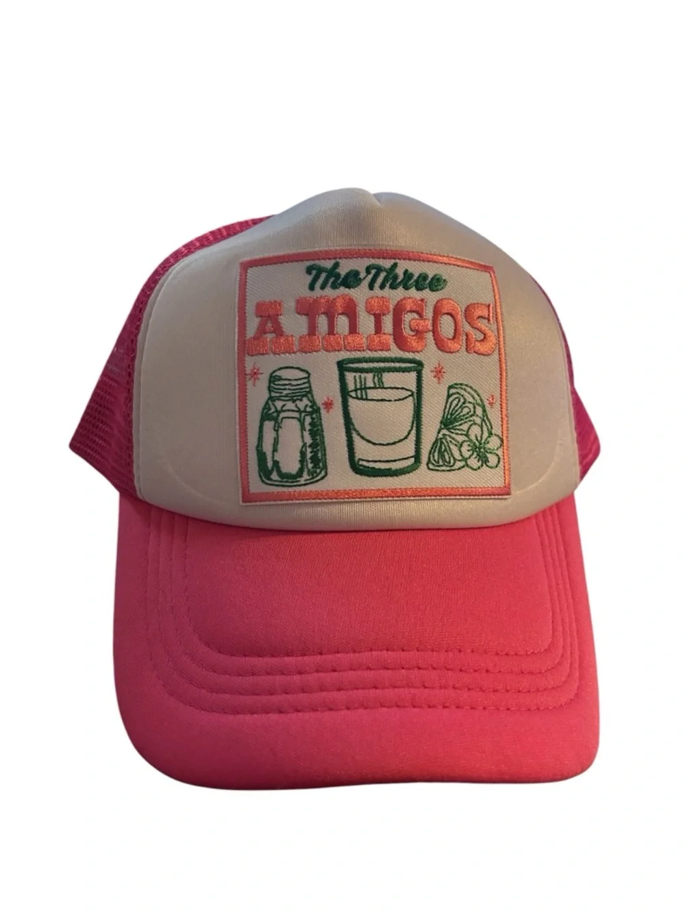 Pink Mesh Trucker Hat